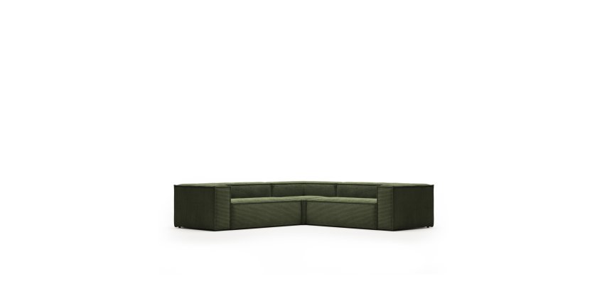 Canapé d’angle Blok 4 places vert 290 x 290 cm