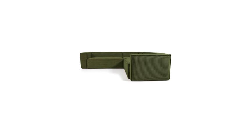 Corner sofa Blok 4-seater green 290 x 290 cm