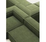Canapé d’angle Blok 4 places vert 290 x 290 cm