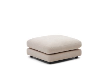 Repose-pied Gala beige 90 x 90 cm