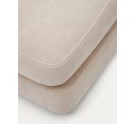 Repose-pied Gala beige 90 x 90 cm