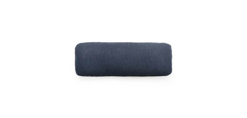 Neom cushion in blue, 24 x 72 cm