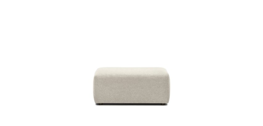 DE_Pouf terminal Neom beige 75 x 89 cm