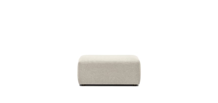 Pouf terminal Neom beige 75 x 89 cm