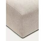 Pouf terminal Neom beige 75 x 89 cm