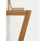 Toallero de pared Kuveni de madera maciza de teca 40 x 63 cm