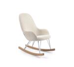 Mecedora infantil Joey de borreguito blanco