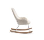 Mecedora infantil Joey de borreguito blanco