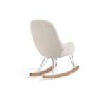 Mecedora infantil Joey de borreguito blanco