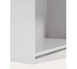 Celeste kids’ little house shelf unit in white MDF 50 x 105 cm