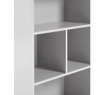 Celeste kids’ little house shelf unit in white MDF 50 x 105 cm