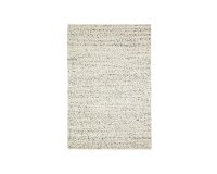 Tapis Manilva en laine et coton marron 200 x 300 cm