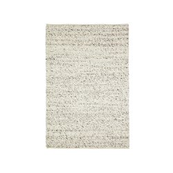 Tapis Manilva en laine et coton marron 200 x 300 cm