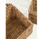 Lot Xuliana de 2 malles en fibres naturelles finition naturelle