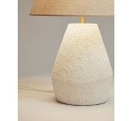Lampe de table Noara de magnésium finition blanche