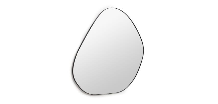 Anera mirror in black metal 84 x 108,5 cm