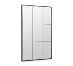 Espejo de pie Ulrica de metal negro 100 x 160 cm