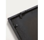 Espejo de pie Ulrica de metal negro 100 x 160 cm