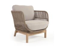 Fauteuil Catalina - corde - bois massif d'acacia