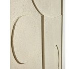 Cuadro abstracto Talin beige 60 x 90 cm