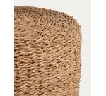 Repose-pieds rond Someina en fibres naturelles Ø 40 cm