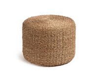 Someina natural fibre round footrest, Ø 40 cm