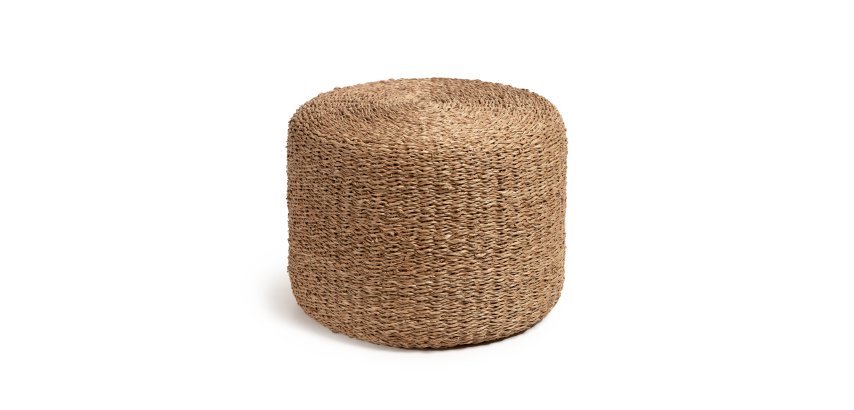 DE_Repose-pieds rond Someina en fibres naturelles Ø 40 cm