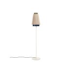 Lampadaire Yuvia en coton finition beige et bleue
