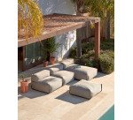 Table d'appoint ronde Vilena en terre cuite de Ø 33 cm