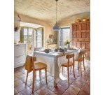 Suspension Neus en métal finition grise