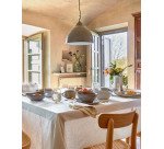 Suspension Neus en métal finition grise