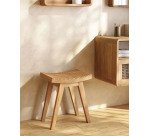 Repose-pieds Vicentina en bois de teck massif