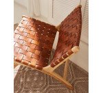 Fauteuil Calixta bruin