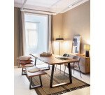 Tapis Brunilda noir et brun 160 x 230 cm