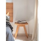 Repose-pieds Vicentina en bois de teck massif