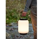 Lampe de table Verona en polyéthylène et métal avec finition noire