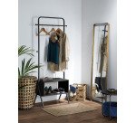 Perchero Celsie acero negro 74 x 180 cm