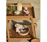 Desserte Felisa en bois massif d'acacia