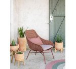 Lot de 2 pots en terre cuite Celi Ø 34 cm / Ø 25 cm