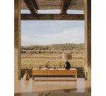 Lampe de table Foixa en métal avec finition noire