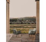 Butaca de exterior Joncols de aluminio con acabado pintado verde