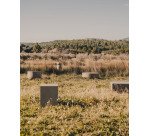 Table d'appoint ronde Garbet en ciment Ø 32 cm