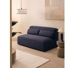 Module Neom tissu bleu - 2 places L.150 cm