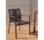 Chaise d'extérieur Culip - corde - structure aluminium