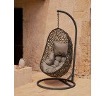 Structure Dalias - structure acier noir -  pour fauteuil suspendu