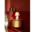 Lampe de table Noara de magnésium finition blanche