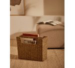 Porte-revues Guixols en fibres naturelles avec finition naturelle