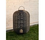 Table lamp Saranella in synthetic rattan