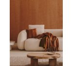 Mesa de centro Mosi de madera maciza de mungur Ø 90 x 60 cm