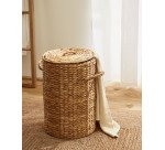Panier à linge Yessira en fibres naturelles 55 cm